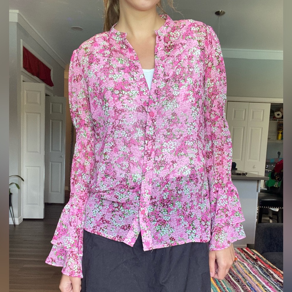 Michael Kors Floral Blouse